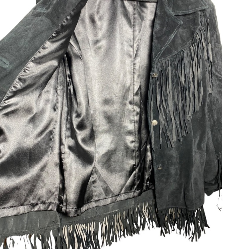 Vintage Saguaro West Fringe Suede Western Jacket - Picture 6 of 11